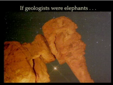 ゾウの地質学者だったら？